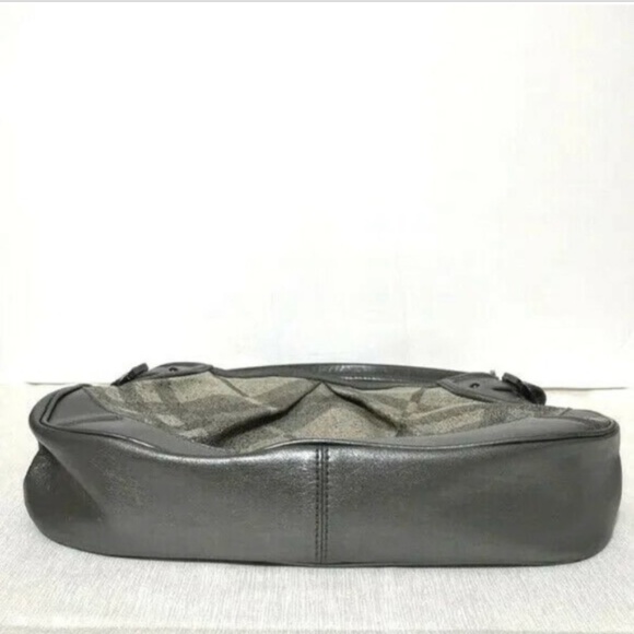 BURBERRY Women's Nova Check Canvas Handbag Shoulder Bag Purse - Picture 3 of 10